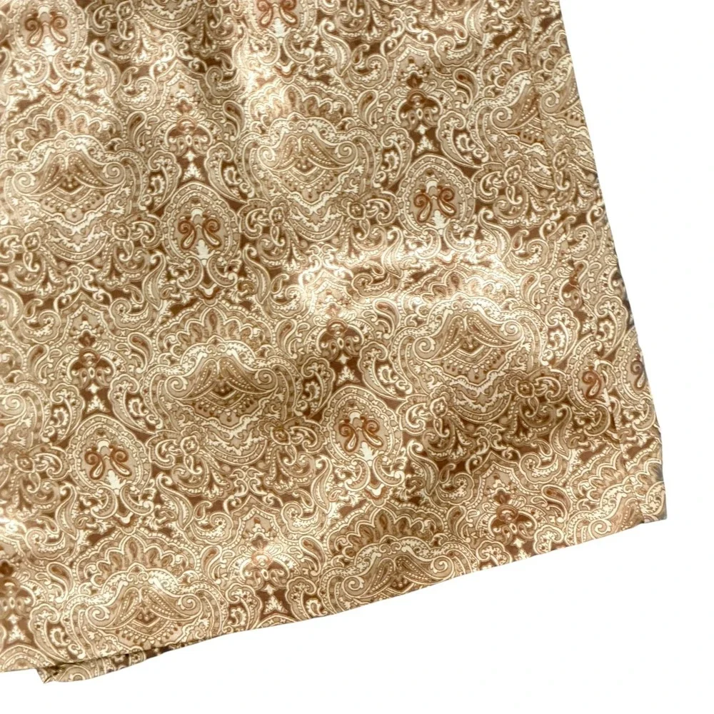 Lane Bryant Designs & Co Midi Skirt Plus Size 22/24 Paisley Satin Quiet Luxury - Picture 7 of 7